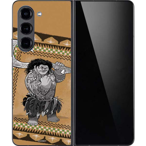 Disney Moana Maui Portrait Galaxy Z Fold5 5G Skin